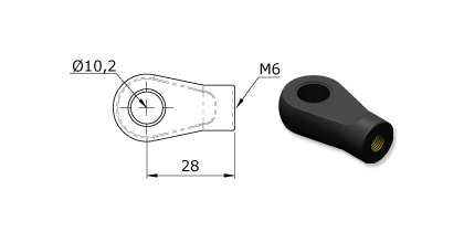 Technical drawing - EF-E043P