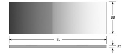 Technical drawing - Leaf springs